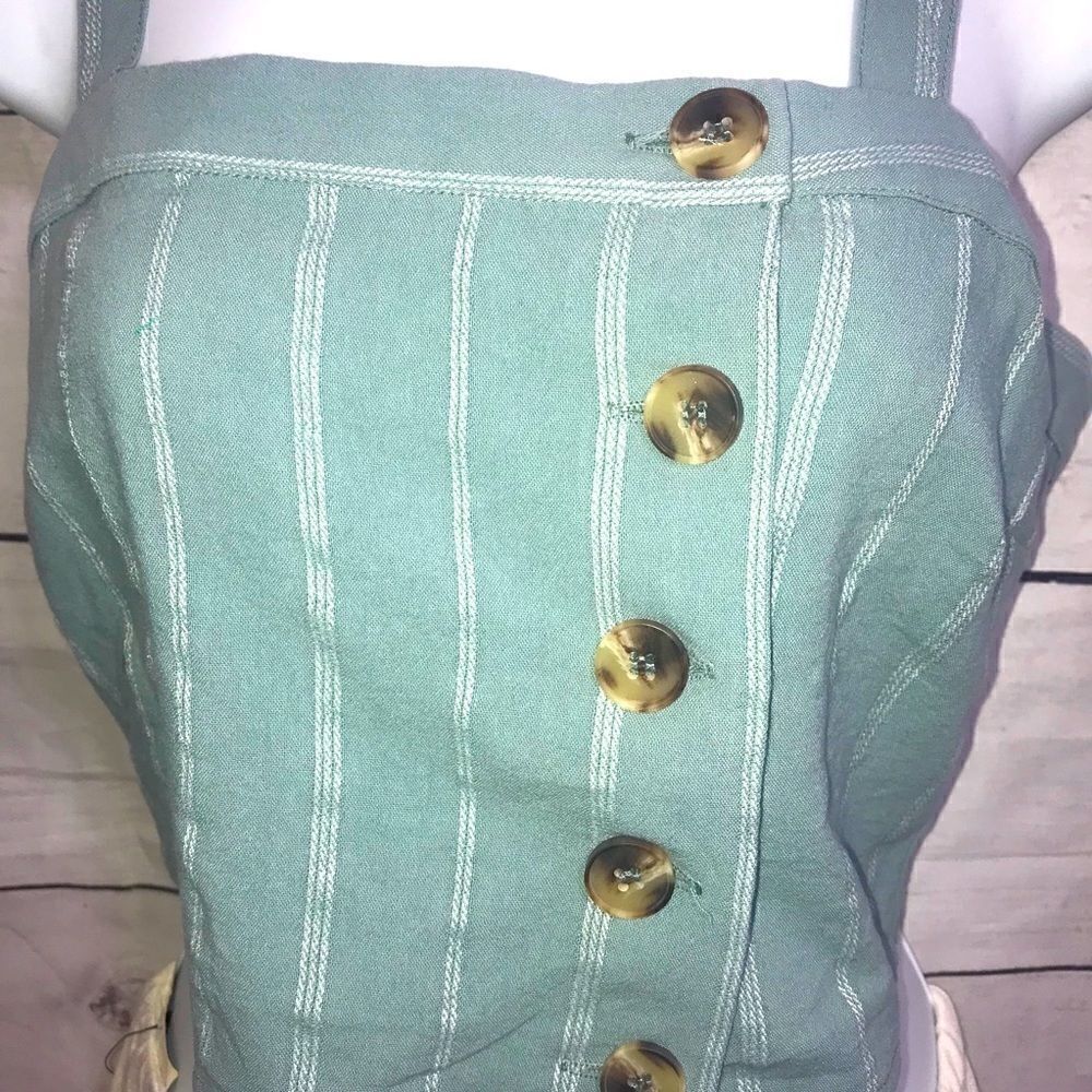 NEW! Sky & Sparrow Asymmetric Button Front Cami S - Picture 5 of 10